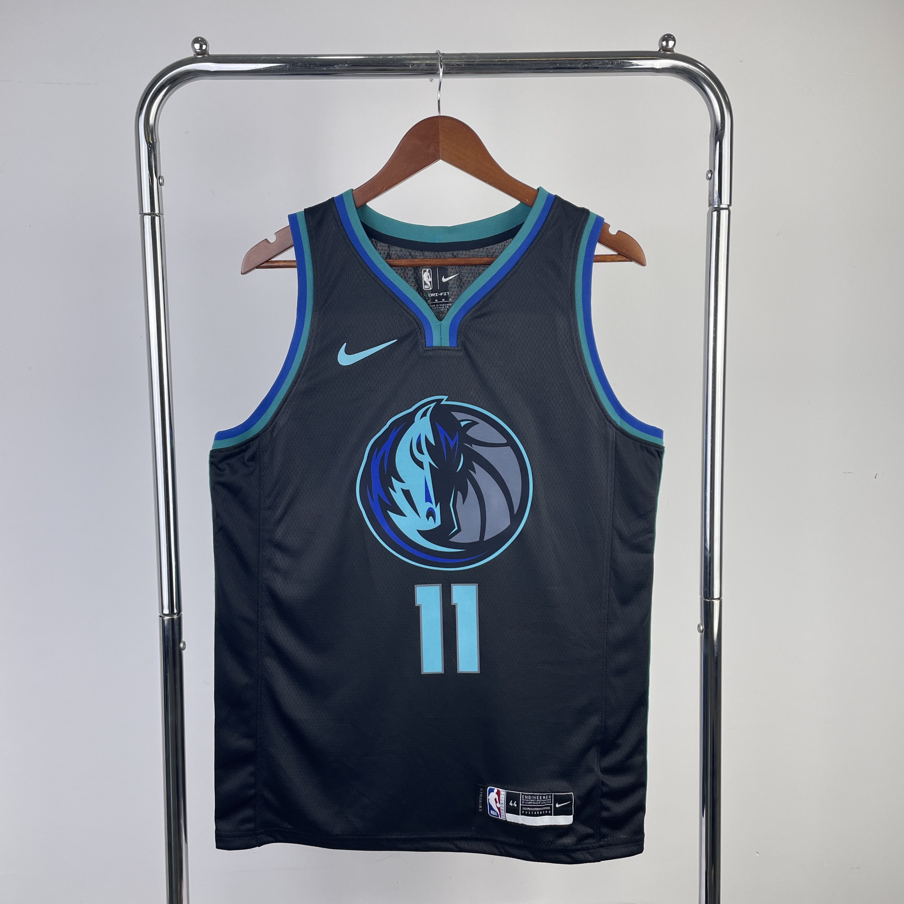 Men Dallas Mavericks #11 Irving Black Season Nike 2024 NBA Jersey->dallas mavericks->NBA Jersey